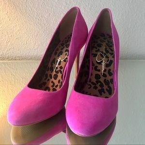 Size 9 Jessica Simpson Pumps (Hot Pink)
